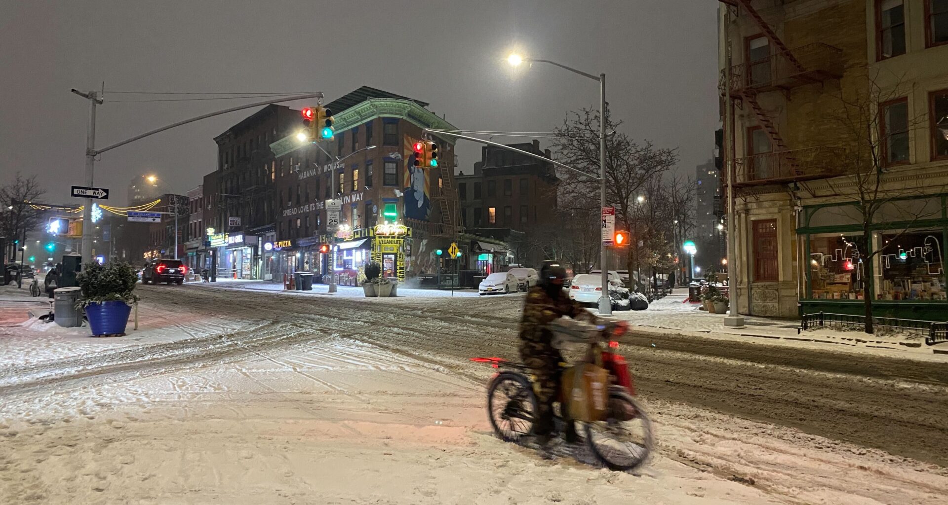 Monday's Headlines: It's Hard to Bike in a Snowstorm