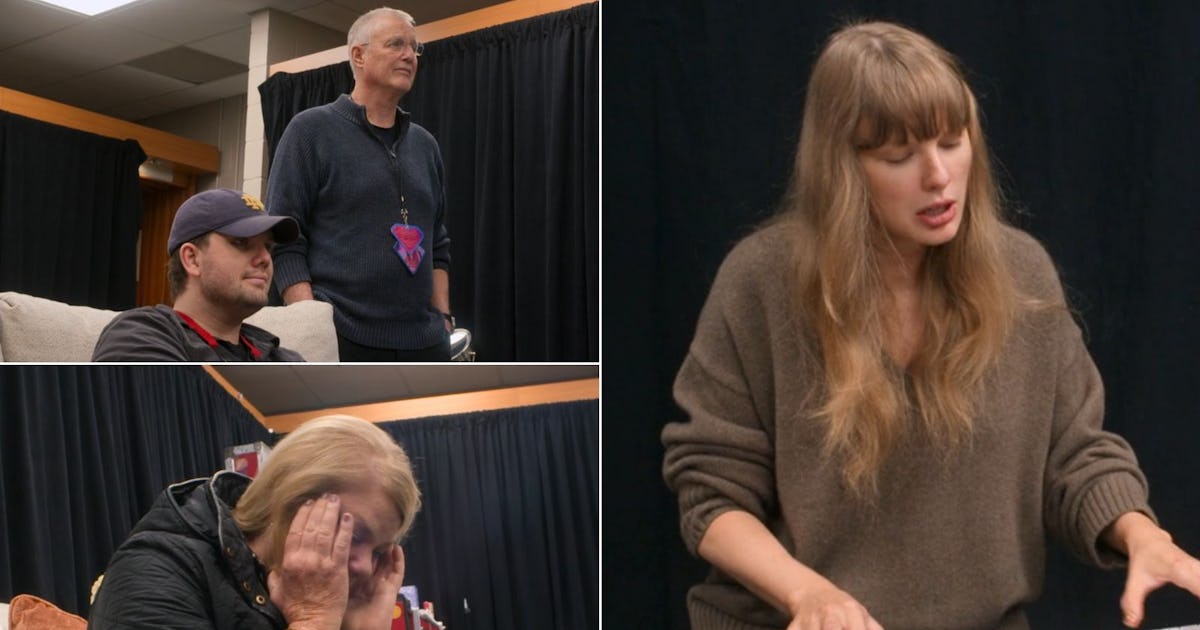 The Taylor Swift Surprise Song Mashup That Made Her Whole Family Cry