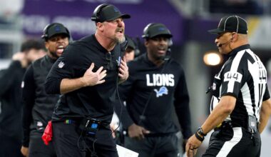 Dan Campbell: I'll look at a lot of things, I don't like being home for the playoffs