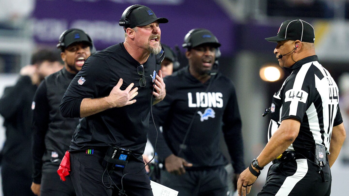 Dan Campbell: I'll look at a lot of things, I don't like being home for the playoffs