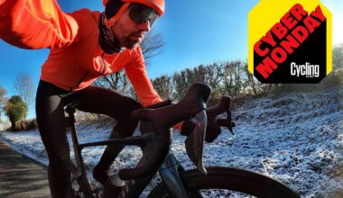Assos Mille GT Ultraz Winter Jacket Evo worn by Aaron Borrill with snow in the background