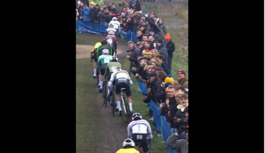 More spectator nonsense for van der Poel: World champ almost crashes