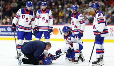 Eiserman made sure to be 'by his side' during Hutson's scary injury