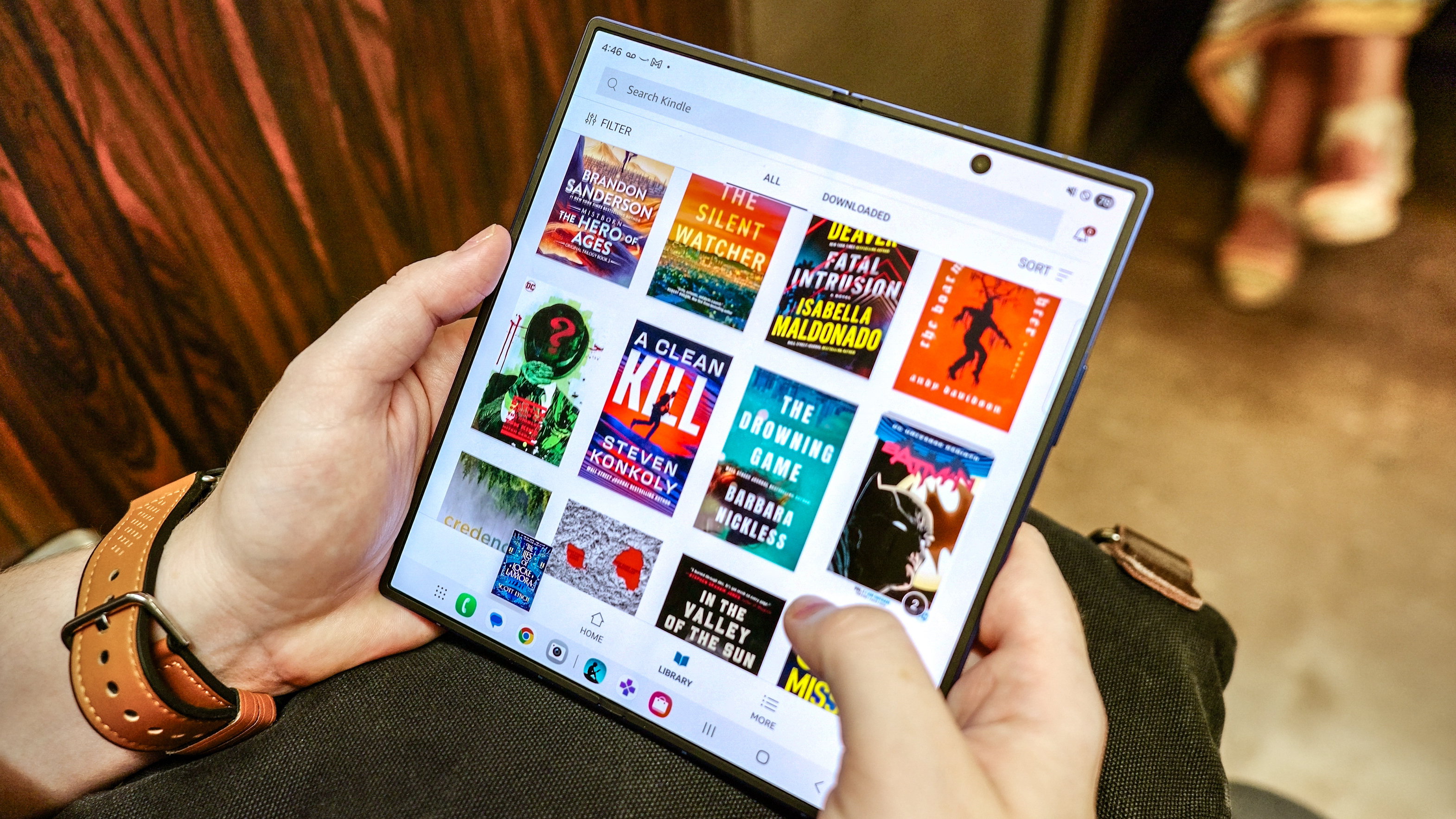 Galaxy Z Fold 7 display.