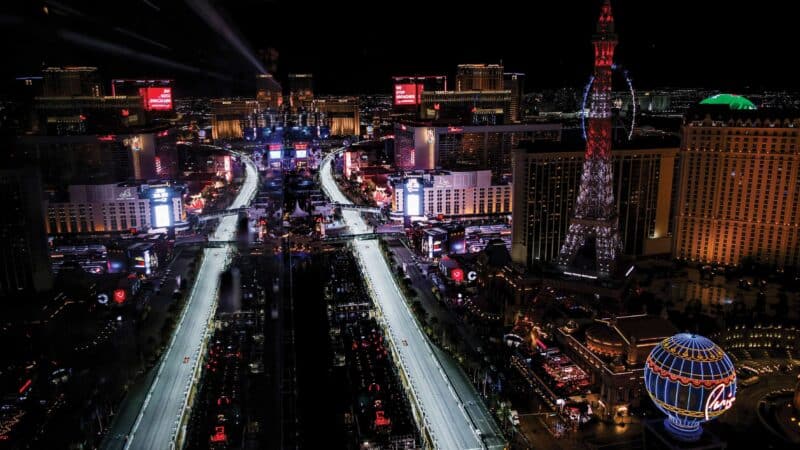 wet track at Vegas 2025