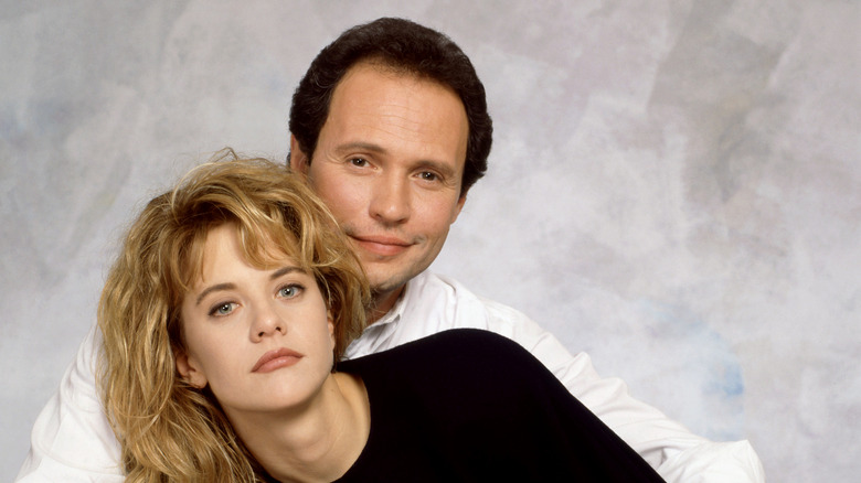 billy crystal and meg ryan in publicity shot for when harry met sally