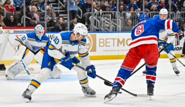 Miller scores in OT again, Rangers defeat Blues