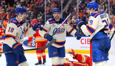 McDavid has 5 assists, Draisaitl scores hat trick in Oilers win against Flames
