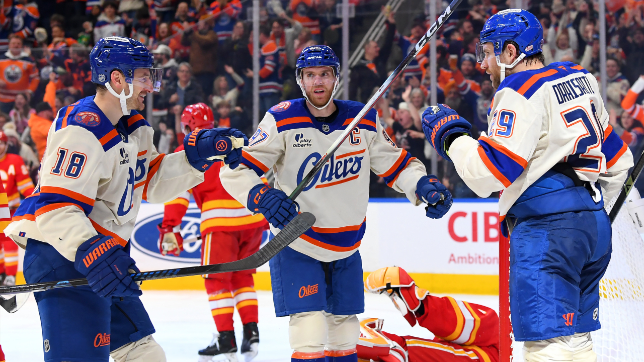 McDavid has 5 assists, Draisaitl scores hat trick in Oilers win against Flames