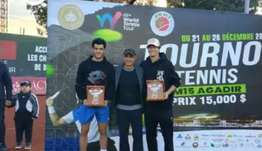 Moroccan tennis stars shine at ITF M15 Agadir tournament