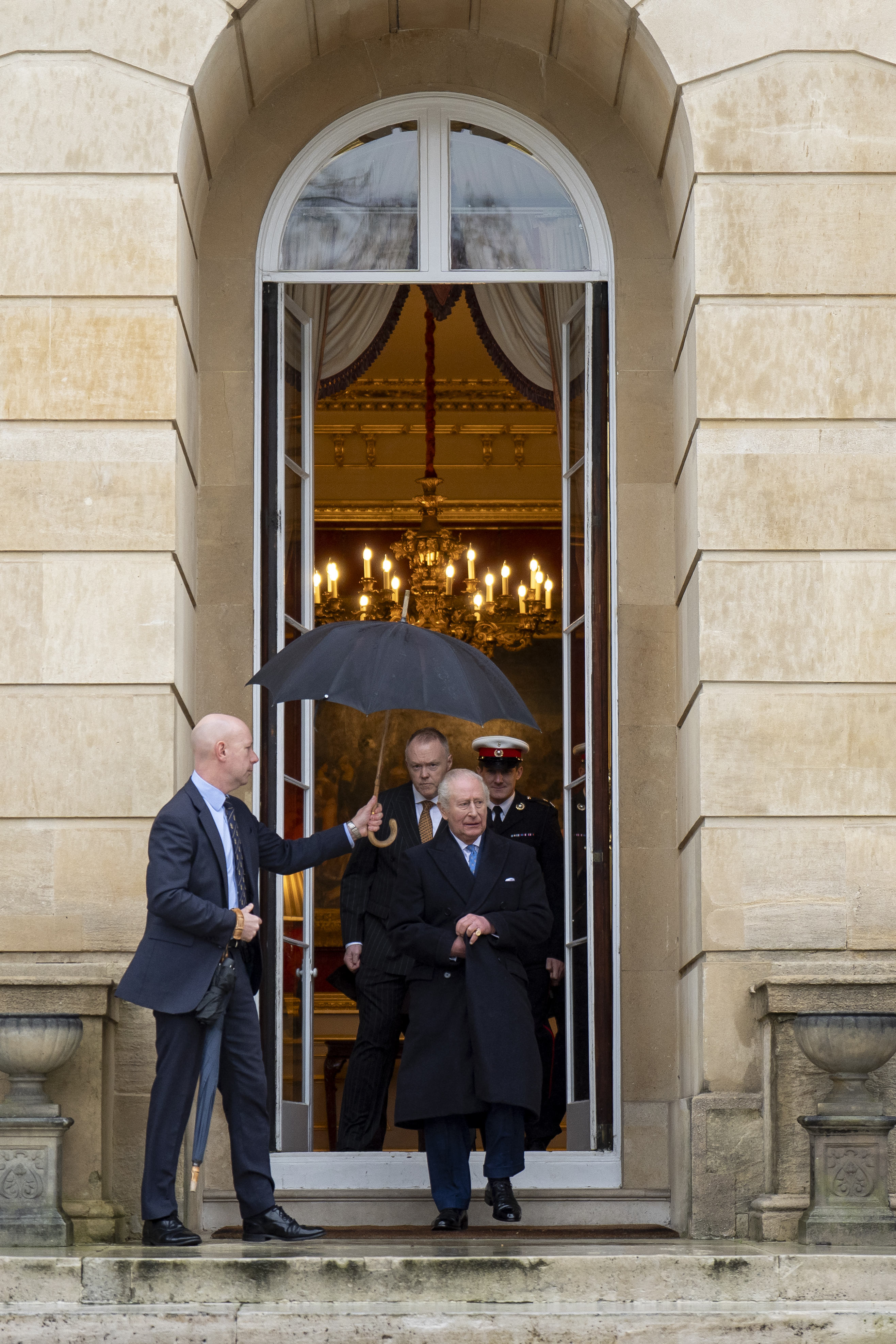 King Charles III attends Lancaster House reception
