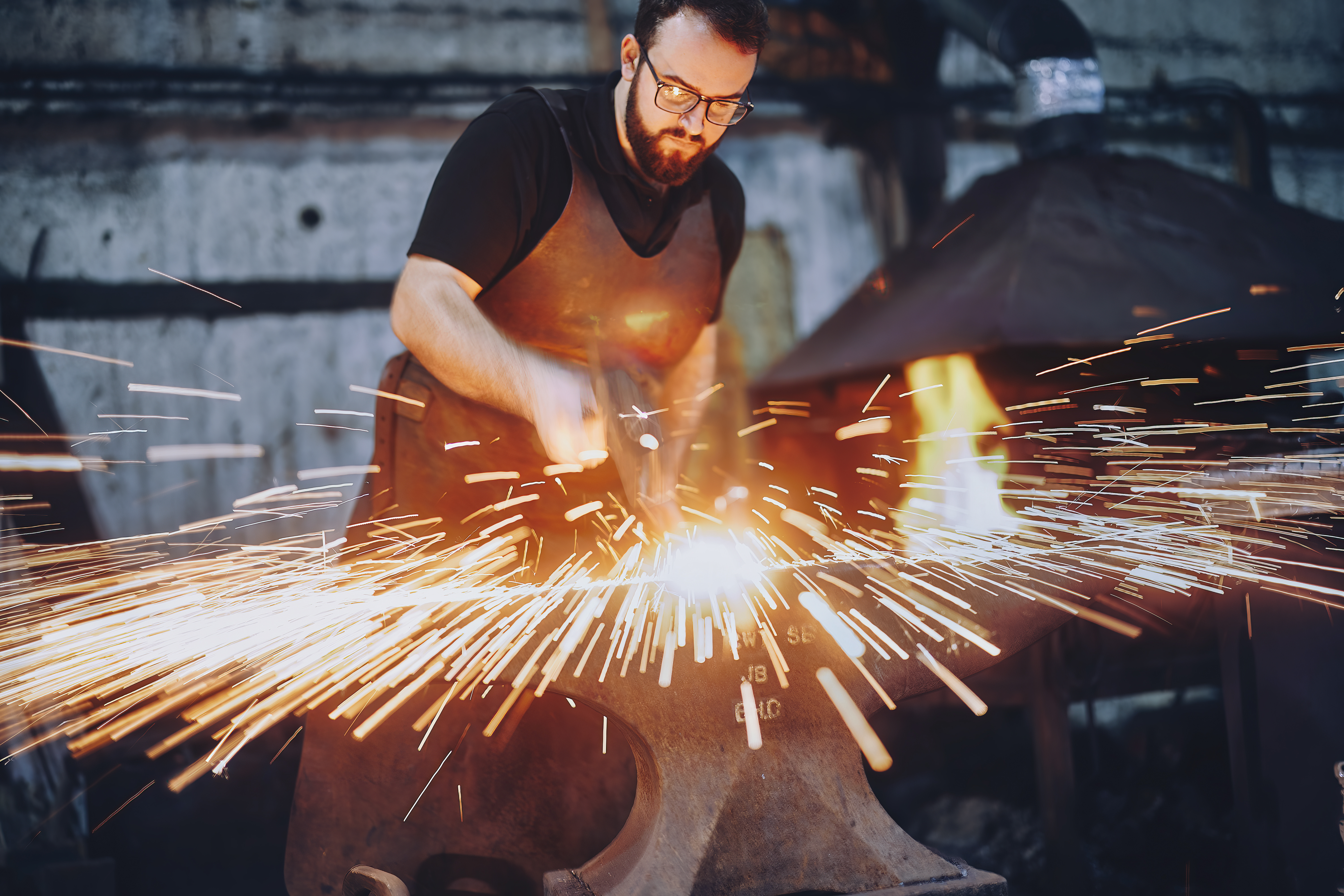 Adam Crane blacksmith. JG Jan 2026