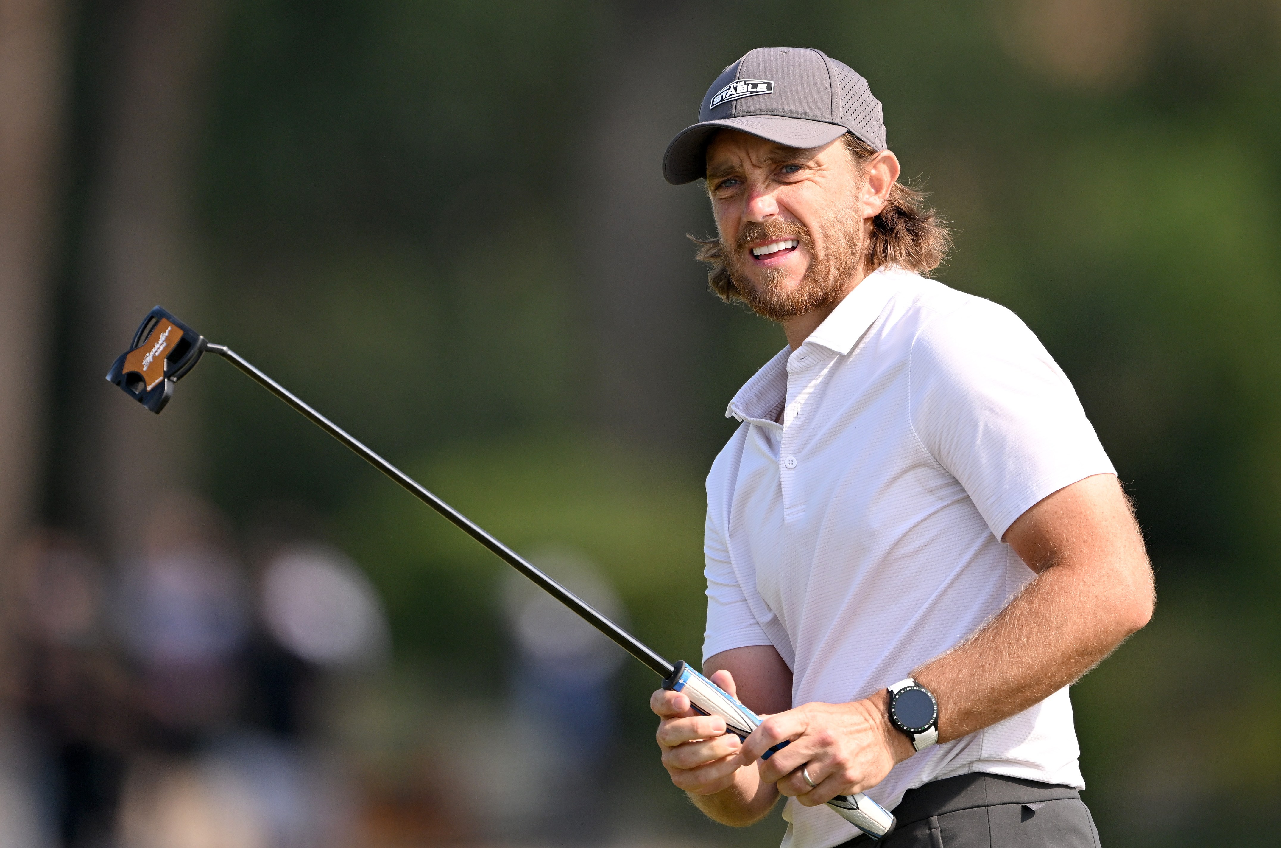 Tommy Fleetwood on the golf course.