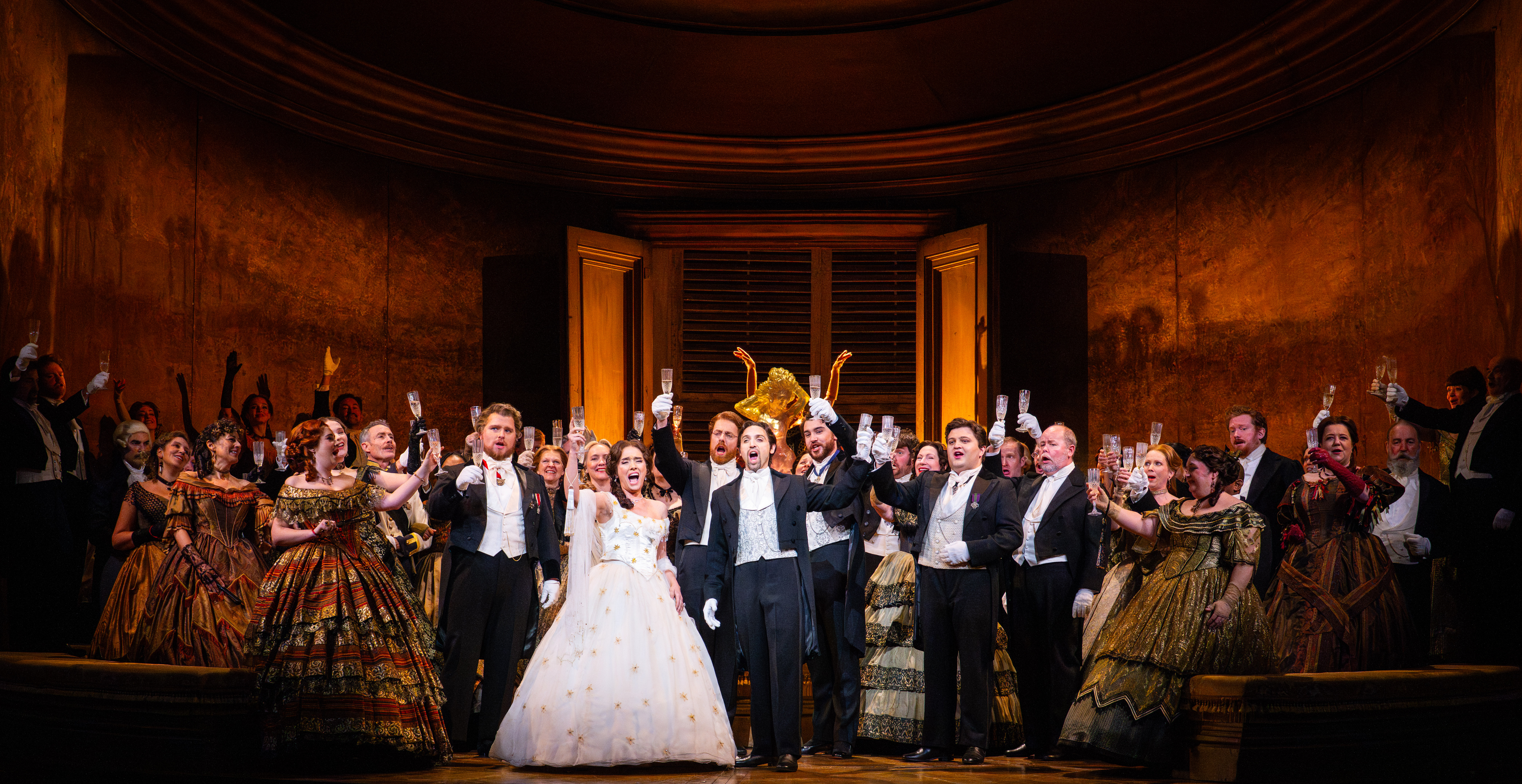 Verdis La traviata at The Royal Opera House, Covent Garden, London, Great Britain General rehearsal 6th January 2026 Runs to 17th February 2026