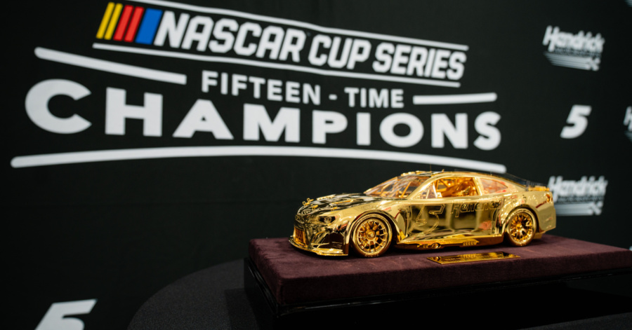 Goodyear presents Gold Car to 2025 NASCAR Cup Series champion Kyle Larson