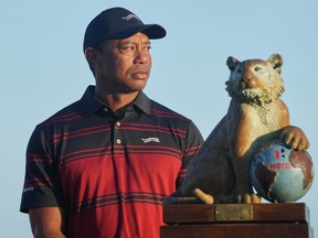 Tiger Woods at the Hero World Challenge PGA Tour at the Albany Golf Club, in New Providence, Bahamas, on Dec. 7, 2025.