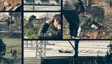 F1 teams are testing in secret. So I climbed muddy hills to catch a glimpse