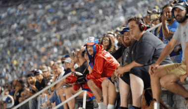 NASCAR president Steve Phelps speak to the media prior to practice for the NASCAR championship race at Phoenix Raceway.