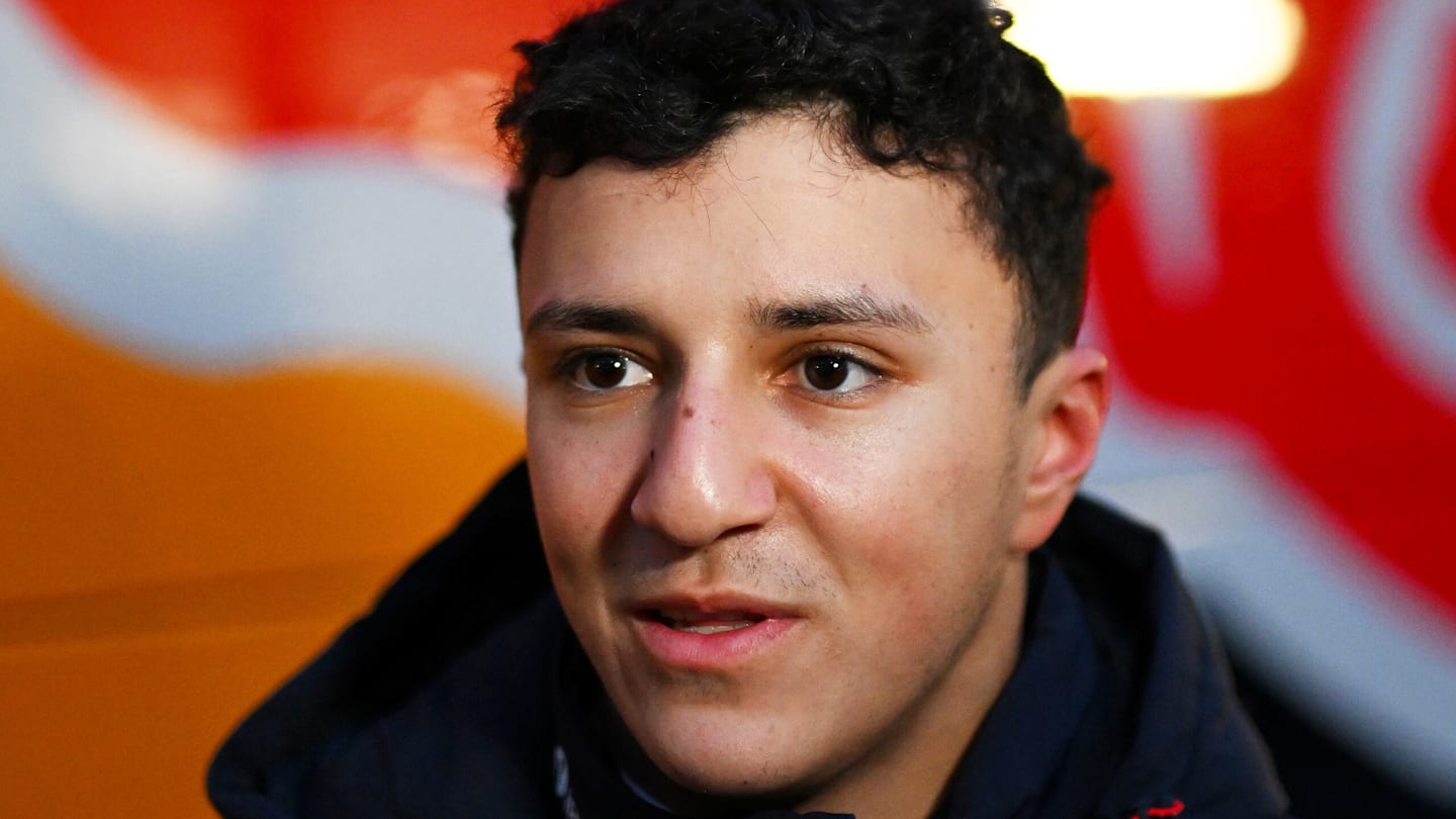 Isack Hadjar Crashes His Red Bull Car to End F1 Test Day 2 Early