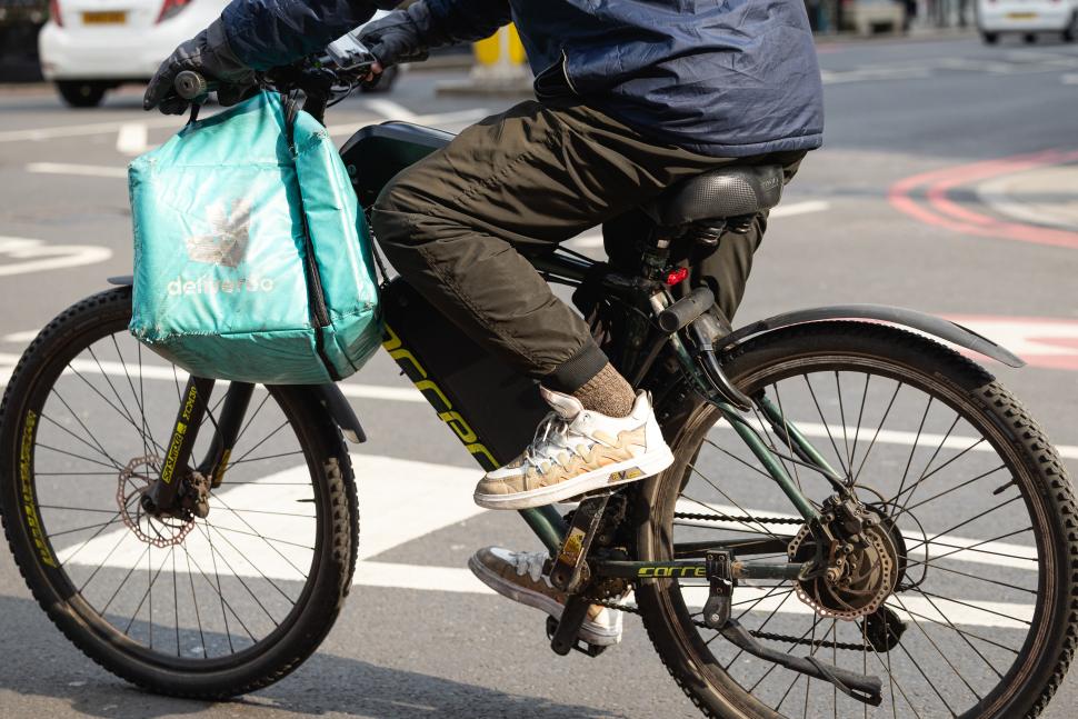 Deliveroo rider’s illegally modified e-bike