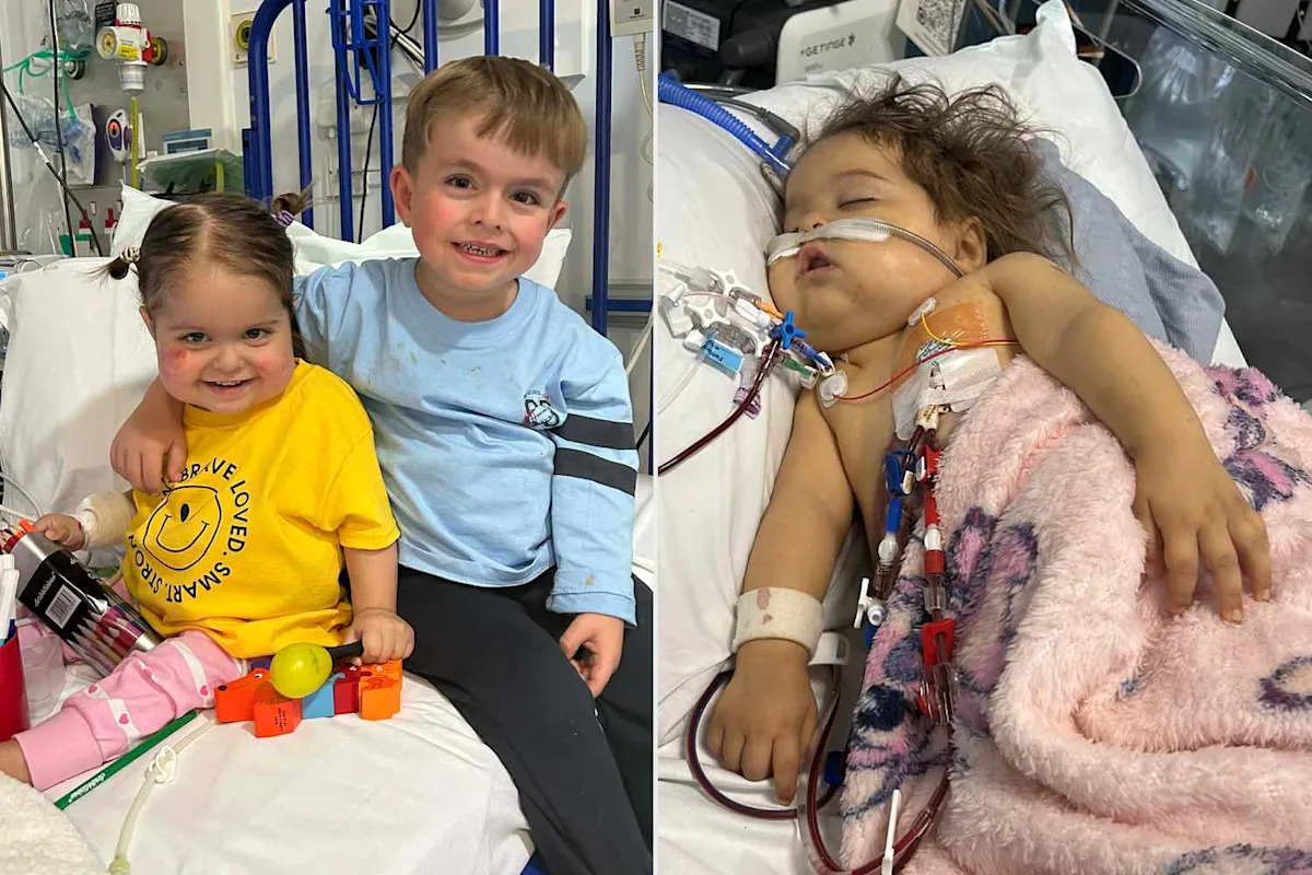 Girl, 3, Faces Second Organ Transplant After She and Her Brother Were Diagnosed with Rare Genetic Condition (Exclusive)