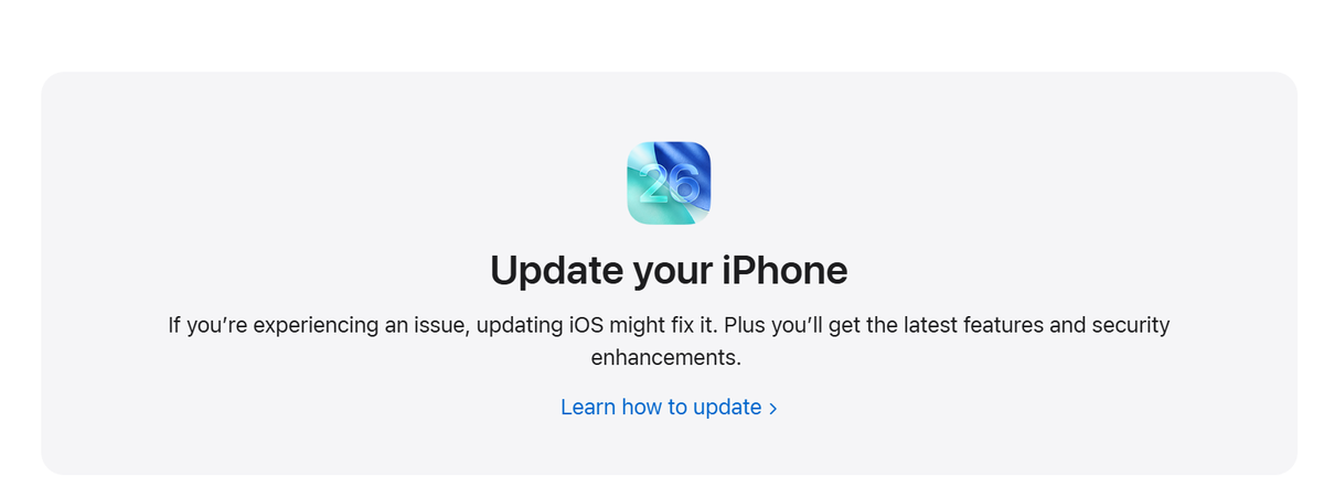 Apple have urged people to upgrade their iOS