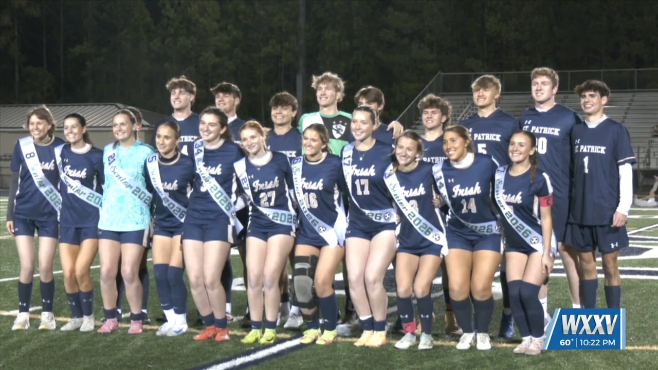 St. Patrick Soccer Celebrates twenty-two athletes on Senior Night!
