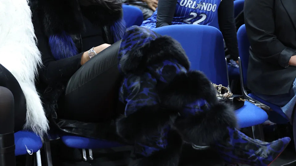 Angel Reese attends the game between the Memphis Grizzlies and the Orlando Magic as part of the 2026 NBA Berlin Game on January 15, 2026 at Uber Arena in Berlin, Germany. Joe Murphy&sol;NBAE via Getty Images