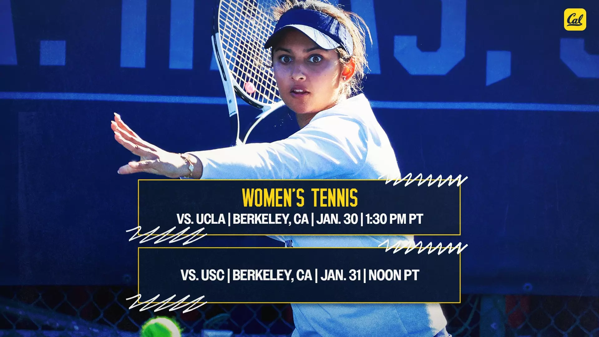 No. 16 Cal Starts Dual-Match Season Vs. No. 17 UCLA, No. 20 USC