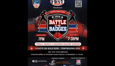 Come Support the FDNY Boxing Club as they Compete in the International Battle of the Badges