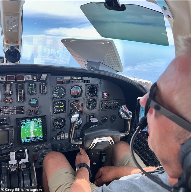 The 55-year-old Biffle got his pilot's license in March, according to multiple reports