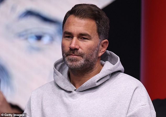 Promoter Eddie Hearn has made it clear he won't be pushing Joshua to make any decisions about his boxing future, saying: 'this is not the time for updates, this is not the time for careers'