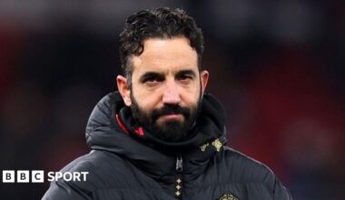 Manchester United head coach Ruben Amorim