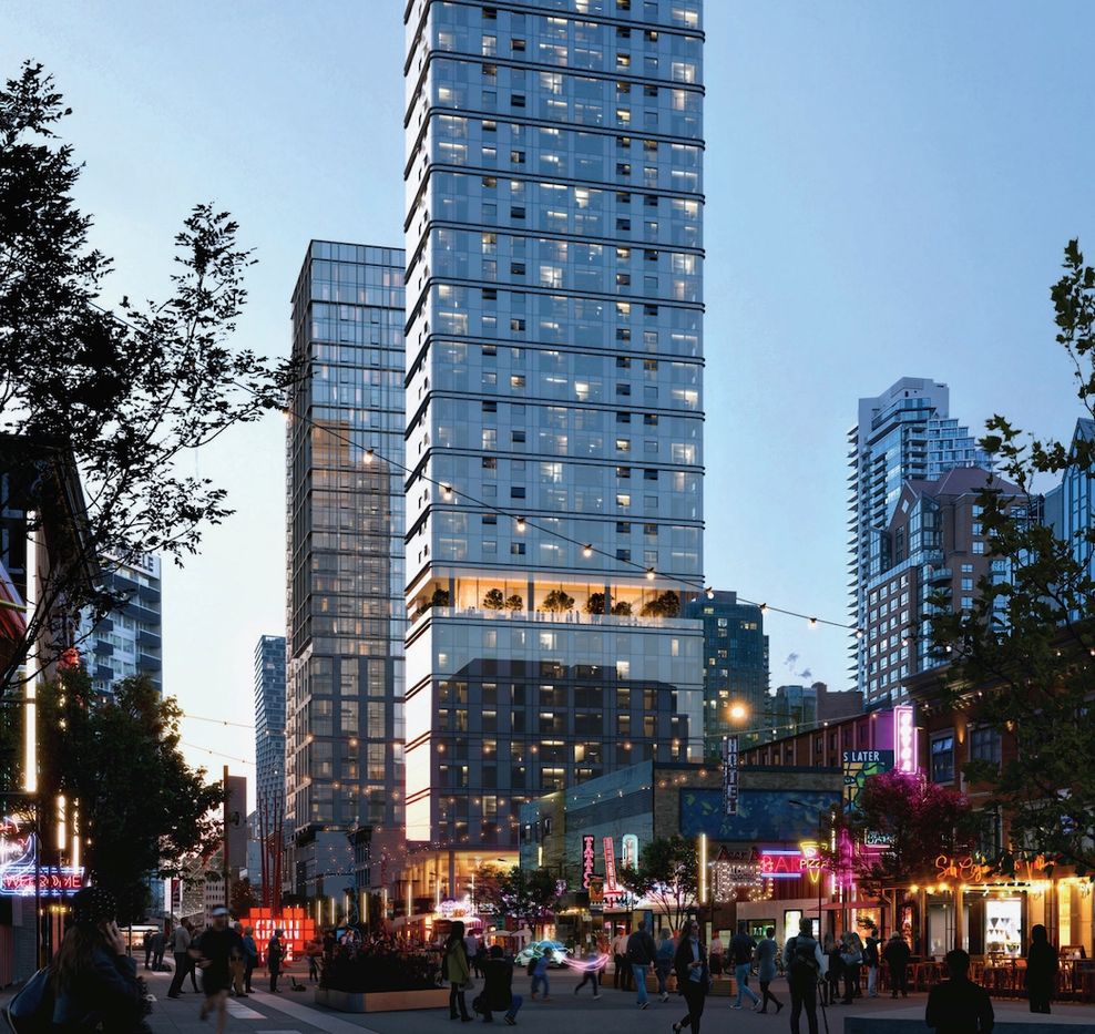 1105-1109 Granville Street Vancouver hotel