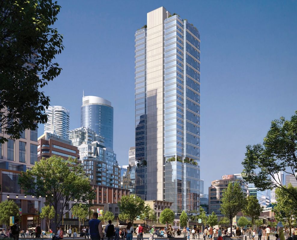 1105-1109 Granville Street Vancouver hotel