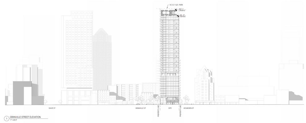 1105-1109 Granville Street Vancouver hotel