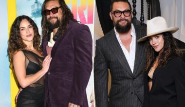 Jason Momoa and girlfriend Adria Arjona celebrated premiere with 'family-style' dinner at Cafe Mulberry