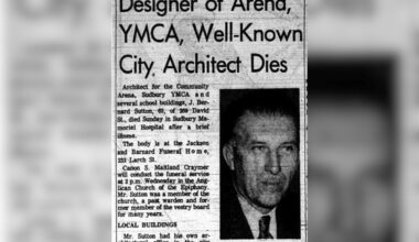 Meet John Bernard Sutton: The man who designed Sudbury Arena