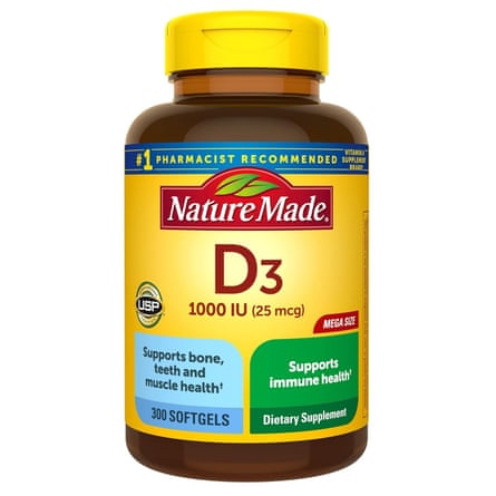 A product photo of a Nature Made Vitamin D3