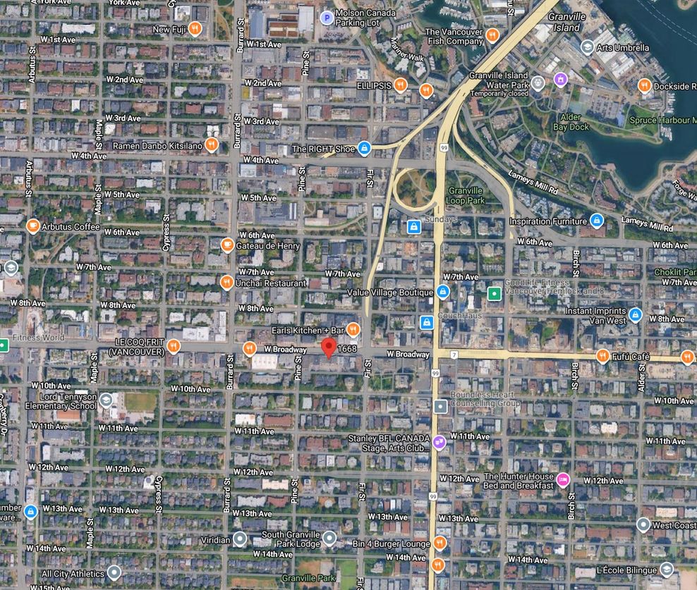 1668 West Broadway Vancouver 
