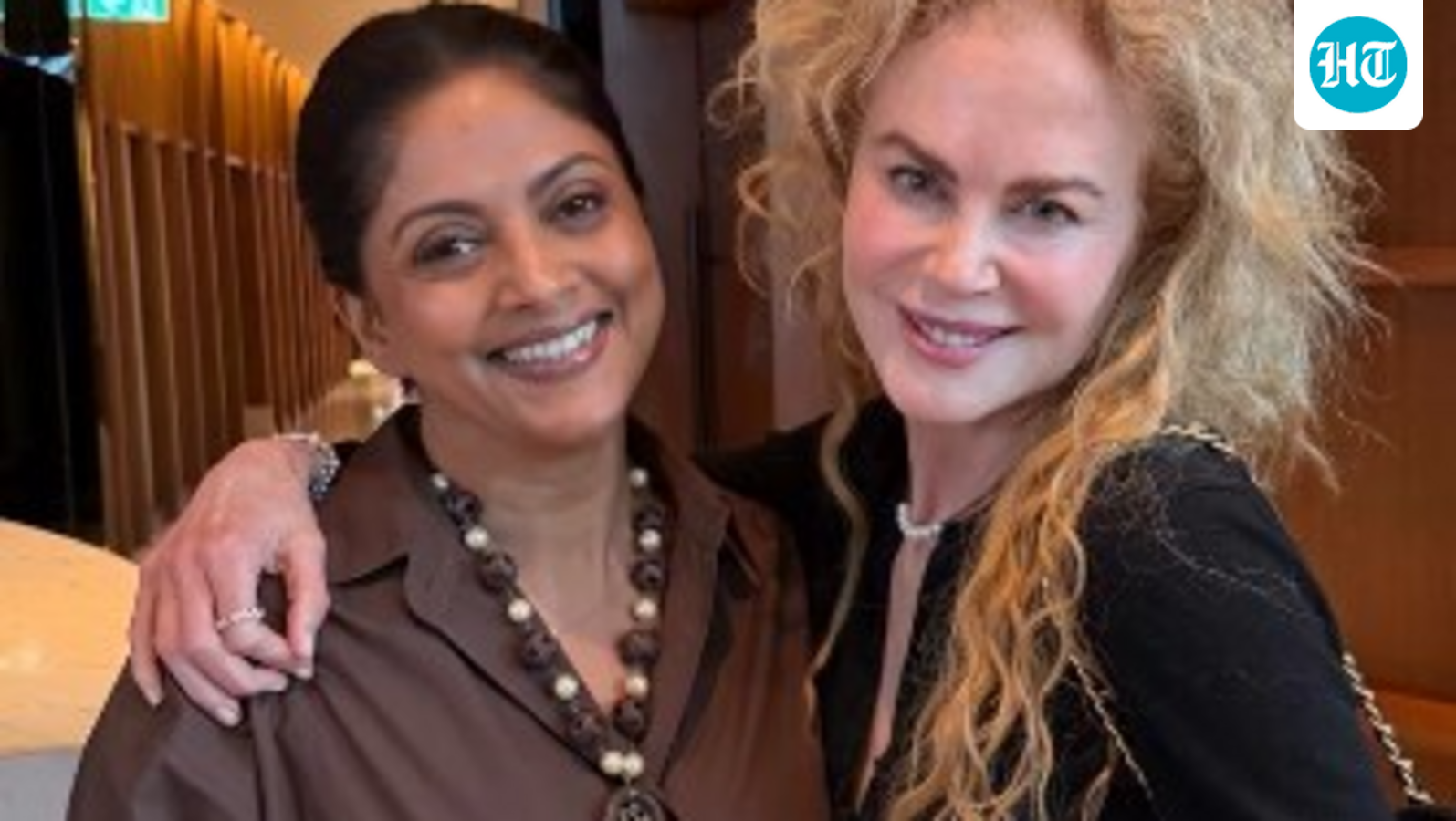 Gracious Nicole Kidman indulges fangirl Nadiya with selfies in Australia, bends down to match her height. Watch