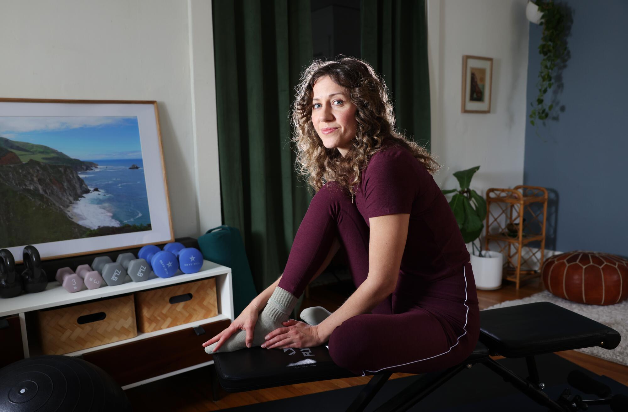 Natalie Burtney at her home studio.