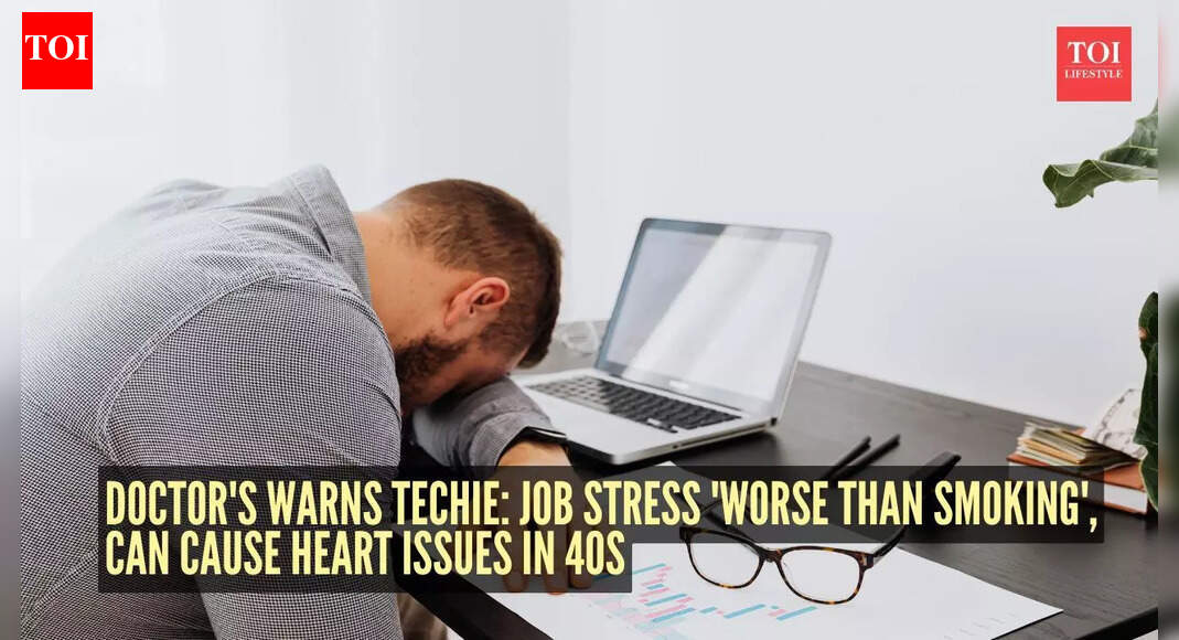 Techie shares doctor's warning: Job stress 'worse than smoking', can cause heart issues in 40s-- Netizens agree