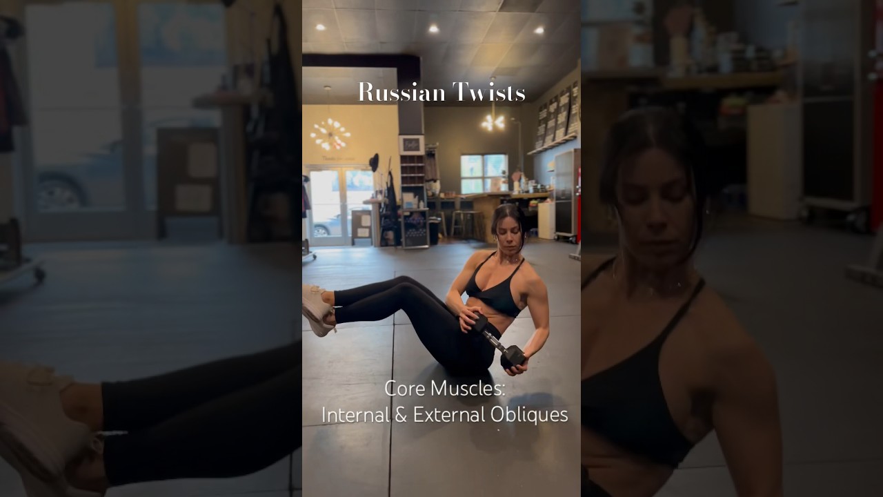 Russian Twists for Internal & External Obliques #fitness #coreworkout #abexercises #russiantwist - YouTube