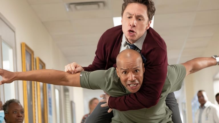 Zach Braff as John “J.D.” Dorian and Donald Faison as...
