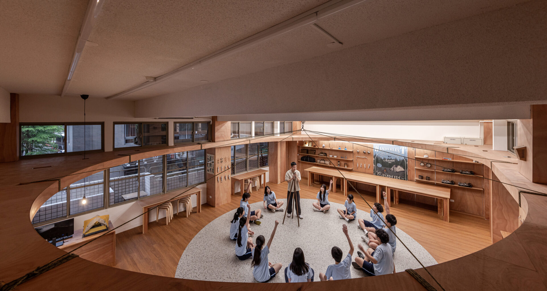Qingshan Forest Junior High School Classroom / 317designstudio