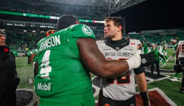 Micah Johnson retires as a player to become Riders defensive line coach