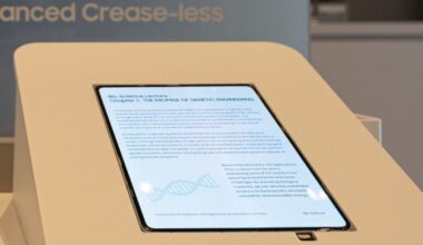 This is likely the iPhone Fold display, and it looks amazing