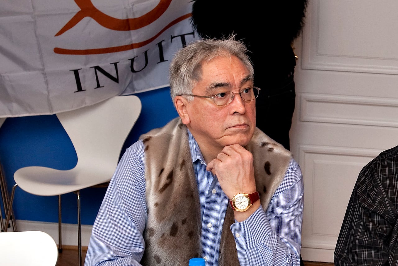 A man in a sealskin vest