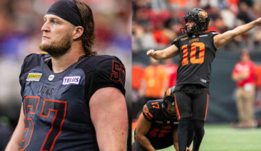 BC Lions Extend OL Chris Schleuger, K Sean Whyte